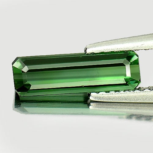 Natural Green Tourmaline Gemstones 0.98 Ct. Clean Octagon Shape 11 x 3.5 Mm.: Product ID: 807245452 Product Name: Natural Tourmaline Weight: 0.98 CT. Size: 11 x 3.5 x 2.5 MM. Shape: Octagon Color: Green Clarity:IF Luster: Very Good Gems Origin: Nigeria Treatment: Unheated Cryst
