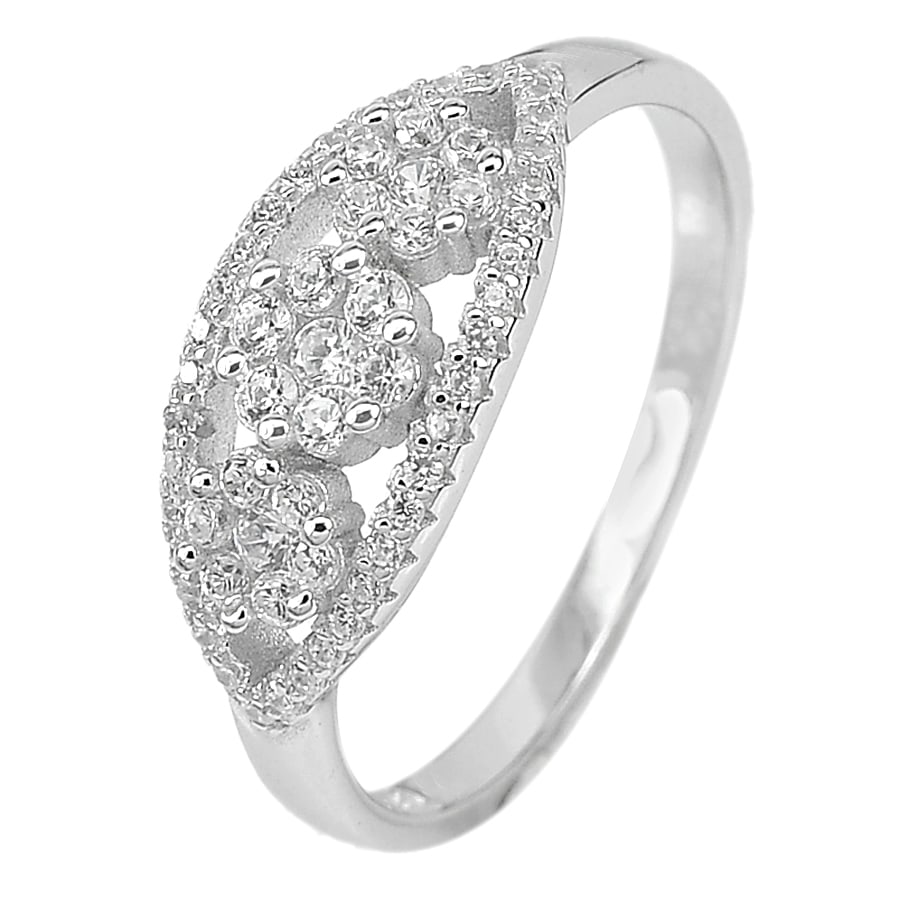 2.87 G. CZ Round White Real 925 Sterling Silver Jewelry Ring Size 7: Product ID: 200107720 Product Type: 925 Sterling Silver Fine Jewelry Jewelry Weight: 2.87 Grams. Ring Size: 7 Resizable(Fee) Gemstones Color: Silver Metal: Solid Silver 92.5%. Gemstone Detail: White C