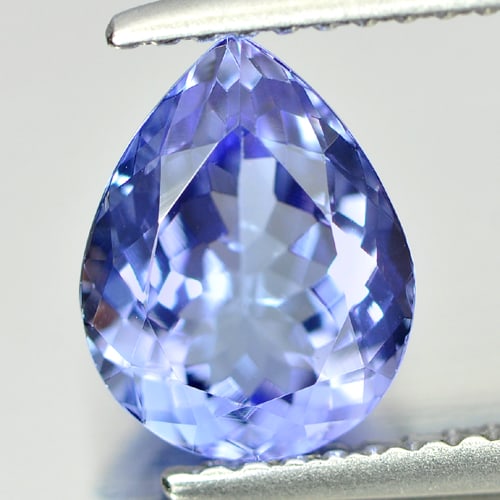 Natural Blue Tanzanite Gemstones 1.80 Ct. Pear Shape 9.3 x 7.2 Mm. (1 of 3)