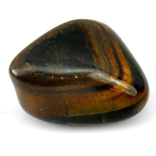 Natural Tiger Eye Agate Gemstones 50.17 Ct. Fancy Cabochon Shape 22 x 19.2 Mm. (1 of 3)