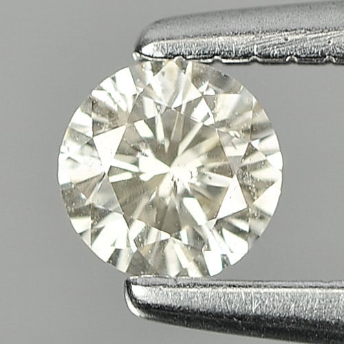 Natural White Loose Diamond 0.20 Ct. Round Brilliant Cut 3.7 Mm. (1 of 3)