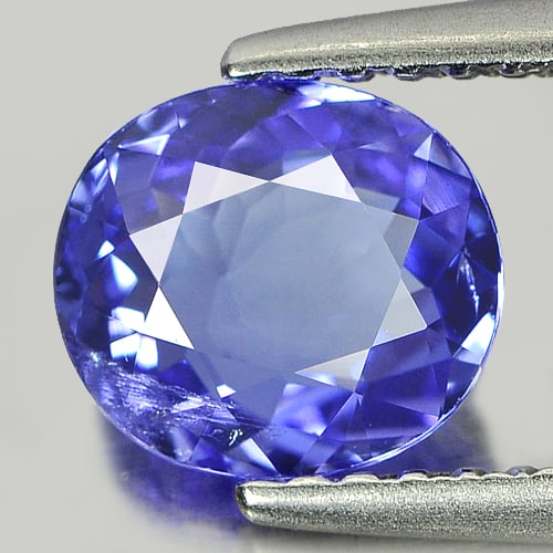 Natural Violet Tanzanite Gemstones 1.15 Ct. Oval Shape 7.11 x 6.33 Mm. (1 of 4)