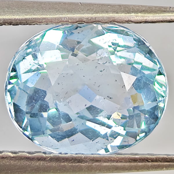Natural Baby Blue Aquamarine Gemstones 1.90 Ct. Oval Shape 8.7 x 7.2 Mm.: Product ID: 800812430 Product Name: Natural Gemstones Weight: 1.90 CT. Size: 8.7 x 7.2 x 5.1 MM. Shape: Oval Shape Color: Baby Blue Clarity:SI1 Luster: Good Gems Origin: Brazil Treatment: Unheated Cry