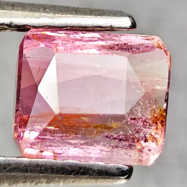 Natural Party Color Pink Tourmaline Gemstones 1.04 Ct. Octagon Shape 5.5 x 4.9 Mm.: Product ID: 807250525 Product Name: Natural Tourmaline Weight: 1.04 CT. Size: 5.5 x 4.9 x 4 MM. Shape: Octagon Color: Party Color Pink Clarity:VSI Luster: Good Gems Origin: Nigeria Treatment: Unheated
