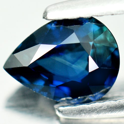 Natural Blue Sapphire Gemstones 1.23 Ct. Pear Shape 7.27 x 5.68 Mm.: Product ID: 806007494 Product Name: Natural Blue Sapphire Weight: 1.23 CT. Size: 7.27 x 5.68 x 3.83 MM. Shape: Pear Color: Blue Clarity:VVS Luster: Good Gems Origin: Madagascar Treatment: Heated Cryst