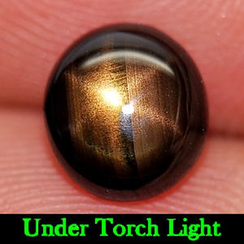Natural Star Sapphire Gemstones Golden 6 Ray 2.26 Ct Oval Cab 6.18 x 7.46 Mm. (1 of 4)