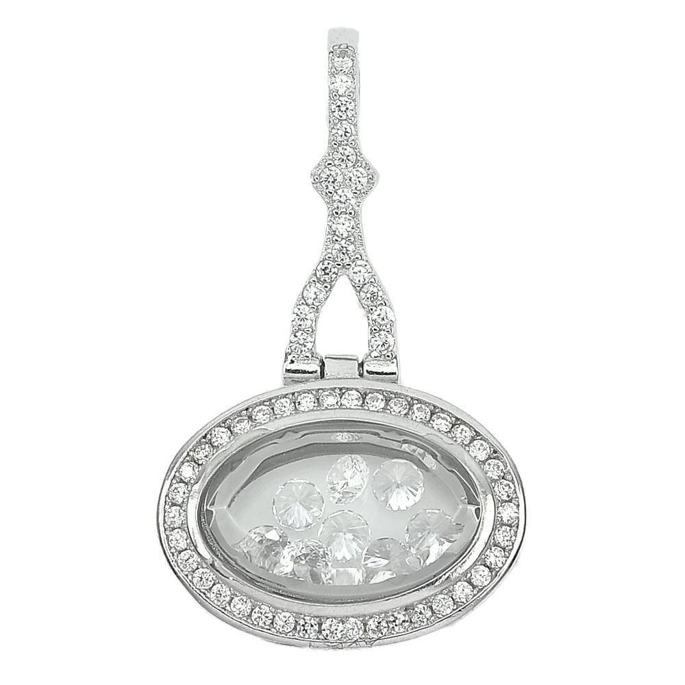 925 Sterling Silver 4.16 Grams Fine Jewelry Pendant with CZ Round Beautiful: Product ID: 202101732 Product Type: 925 Sterling Silver Fine Jewelry Jewelry Weight: 4.16 Grams. Gemstones Color: Silver Metal: Solid Silver 92.5%. Gemstone Detail: White CZ Round Size 1 x 1 Mm. White