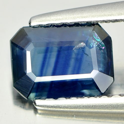 Natural Blue Sapphire Gemstones 1.05 Ct. Octagon Shape 7.2 x 5.2 Mm.: Product ID: 806144198 Product Name: Natural Blue Sapphire Weight: 1.05 CT. Size: 7.2 x 5.2 x 2.4 MM. Shape: Octagon Color: Blue Clarity:SI Luster: Good Gems Origin: Thailand Treatment: Heated Crystal 