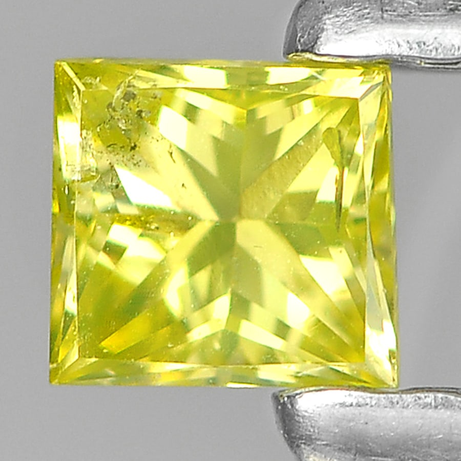 Natural Yellow Loose Diamond 0.15 Ct. Square Princess Cut 3 x 2.8 Mm.: Product ID: 802104545 Product Name: Natural Enhanced Diamond Weight: 0.15 CT. Size: 3 x 2.8 x 2 MM. Shape: Baguette Princess Cut Color: Yellow Clarity:SI1 Luster: Scintillating Gems Origin: Belgium Tr