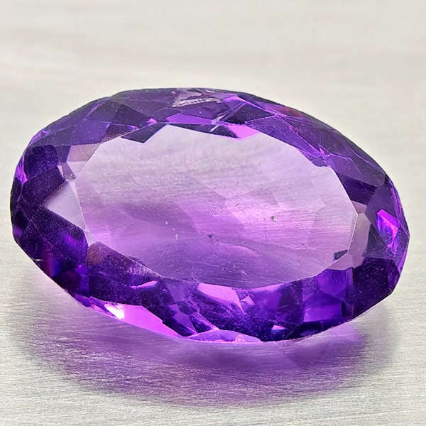 Natural Purple Amethyst Gemstones 6.16 Ct. Oval Shape 15.1 x 10.1 Mm.: Product ID: 800325399 Product Name: Natural Amethyst Weight: 6.16 CT. Size: 15.1 x 10.1 x 6.2 MM. Shape: Oval Color: Purple Clarity:VSI Luster: Good Gems Origin: Brazil Treatment: Unheated Crystal Str