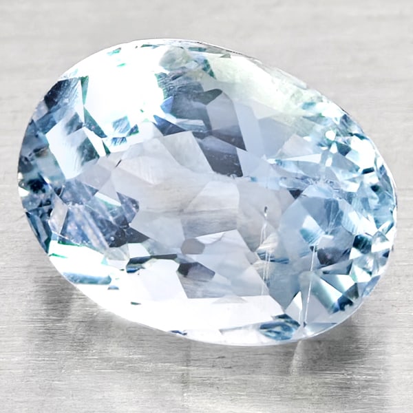 Natural Baby Blue Aquamarine Gemstones 1.03 Ct. Oval Shape 7.2 x 5.5 Mm.: Product ID: 800812156 Product Name: Natural Gemstones Weight: 1.03 CT. Size: 7.2 x 5.5 x 4.6 MM. Shape: Oval Shape Color: Baby Blue Clarity:SI1 Luster: Good Gems Origin: Brazil Treatment: Unheated Cry