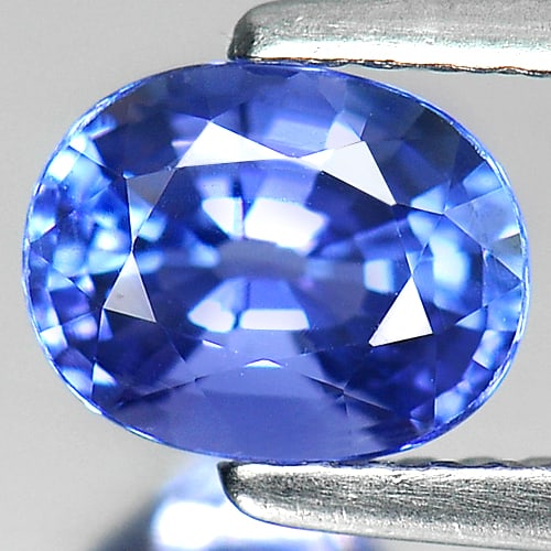 Natural Violetish Blue Tanzanite Gemstones 1.10 Ct. Oval Shape 6.98 x 5.47 Mm. (1 of 4)