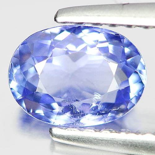 Natural Violet Blue Tanzanite Gemstones 0.80 Ct. Oval Shape 6.9 x 5.1 Mm. (1 of 3)