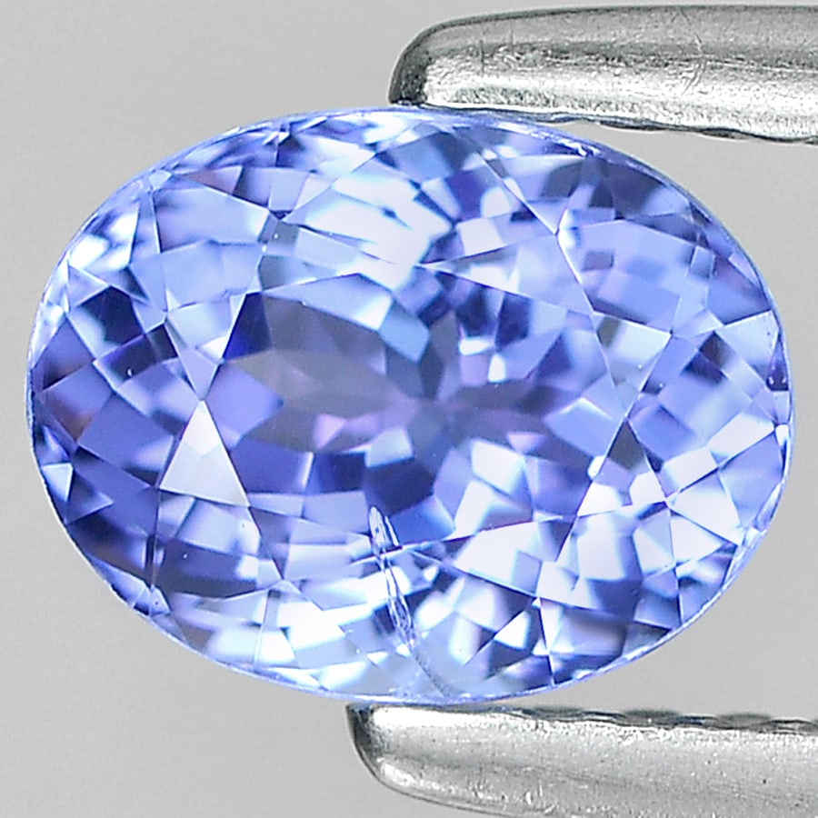 Natural Blue Tanzanite Gemstones 1.02 Ct. Oval Shape 6.84 x 5.35 Mm. (1 of 4)