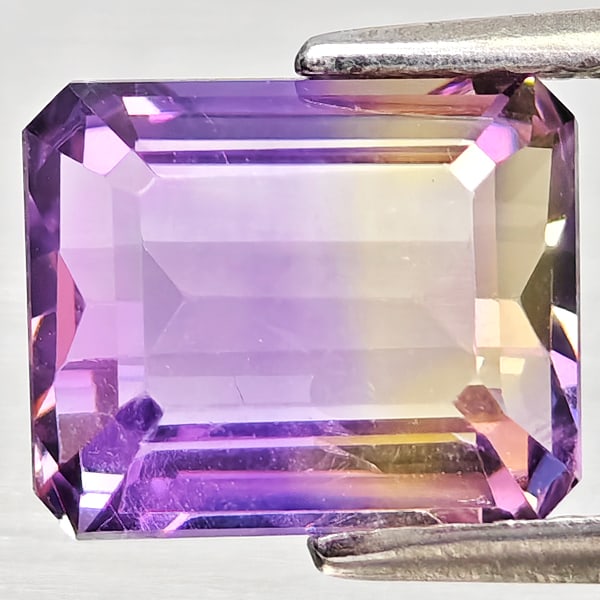Natural Bi Color Ametrine Gemstones 2.45 Ct. Octagon Shape 8.7 x 7.3 Mm. (1 of 3)