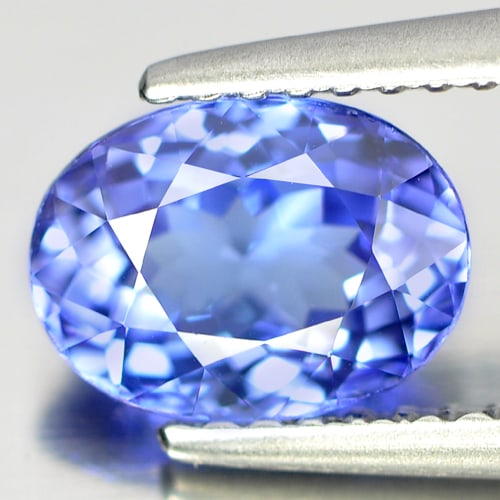 Natural Blue Tanzanite Gemstones 1.50 Ct. Clean Oval Shape 8.08 x 5.97 Mm. (1 of 4)