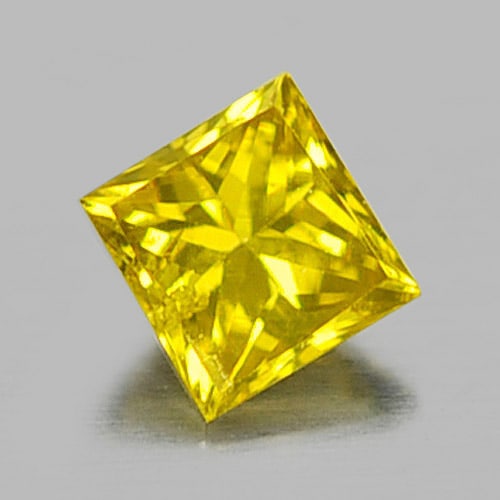 Natural Yellow Loose Diamond 0.11 Ct. Baguette Princess Cut 2.5 x 2.4 Mm.: Product ID: 802103500 Product Name: Natural Enhanced Diamond Weight: 0.11 CT. Size: 2.5 x 2.4 x 1.8 MM. Shape: Baguette Princess Cut Color: Yellow Clarity:SI1 Luster: Scintillating Gems Origin: Belgiu