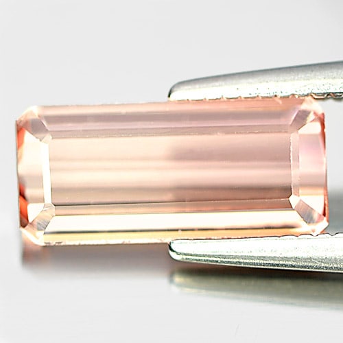 Natural Orange Tourmaline Gemstones 1.58 Ct. Octagon Shape 10.6 x 4.8 Mm. (1 of 3)