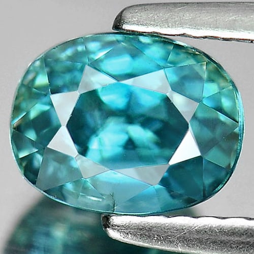 Natural Blue Zircon Gemstones 1.94 Ct. Oval Shape 7.2 x 5.7 Mm.: Product ID: 807726976 Product Name: Natural Zircon Weight: 1.94 CT. Size: 7.2 x 5.7 x 4.7 MM. Shape: Oval Color: Blue Clarity:SI1 Luster: Good Gems Origin: Cambodia Treatment: Heated Crystal Structure