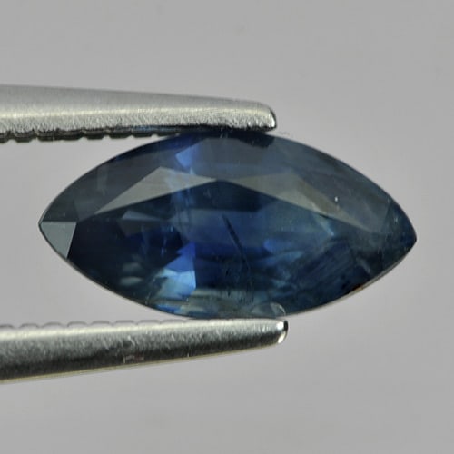 Natural Blue Sapphire Gemstones 1.24 Ct. Marquise Shape 9.6 x 4.9 Mm.: Product ID: 806155802 Product Name: Natural Blue Sapphire Weight: 1.24 CT. Size: 9.6 x 4.9 x 3.4 MM. Shape: Marquise Color: Blue Clarity:SI1 Luster: Good Gems Origin: Thailand Treatment: Heated Crysta