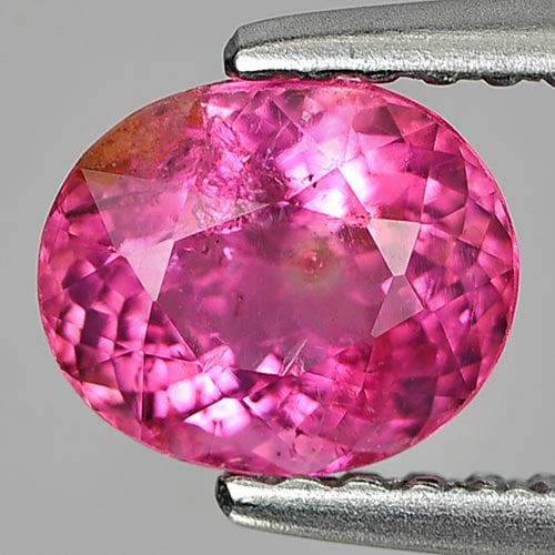 Natural Pink Tourmaline Gemstones 0.89 Ct. Oval Shape 6.6 x 5.5 Mm.: Product ID: 807244085 Product Name: Natural Tourmaline Weight: 0.89 CT. Size: 6.6 x 5.5 x 3.8 MM. Shape: Oval Color: Pink Clarity:SI2 Luster: Good Gems Origin: Nigeria Treatment: Unheated Crystal Stru