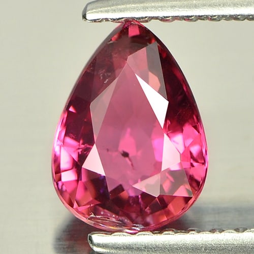 Natural Purple Pink Tourmaline Gemstones 0.96 Ct. Pear Shape 7.5 x 6.5 Mm.: Product ID: 807233278 Product Name: Natural Tourmaline Weight: 0.96 CT. Size: 7.5 x 6.5 x 3.5 MM. Shape: Pear Color: Purple Pink Clarity:VVS Luster: Good Gems Origin: Nigeria Treatment: Unheated Cryst