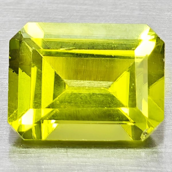 Natural Green Peridot Gemstones 1.64 Ct. Octagon Shape 8.1 x 6.2 Mm.: Product ID: 805317185 Product Name: Natural Peridot Weight: 1.64 CT. Size: 8.1 x 6.2 x 4.1 MM. Shape: Octagon Shape Color: Green Clarity:SI1 Luster: Good Gems Origin: Pakistan Treatment: Unheated Crys