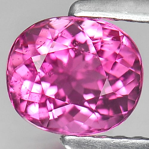 Natural Pink Tourmaline Gemstones 0.96 Ct. Oval Shape 6.5 x 5.7 Mm.: Product ID: 807238222 Product Name: Natural Tourmaline Weight: 0.96 CT. Size: 6.5 x 5.7 x 4.2 MM. Shape: Oval Color: Pink Clarity:VSI Luster: Very Good Gems Origin: Nigeria Treatment: Unheated Crystal