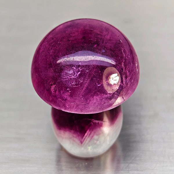 Natural Multi Color Fluorite Gemstones 169.15 Ct. Carving Shape 37 x 18.6 Mm.: Product ID: 802706202 Product Name: Natural Fluorite Weight: 169.15 CT. Size: 37 x 18.6 MM. Shape: Carving Shape Color: Multi-Color Clarity:SI Luster: None Gems Origin: Brazil Treatment: Unheated Crys