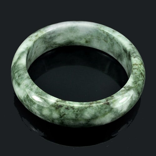 Natural Multi Color White Green Jade Gemstones 475.00 Ct. Bangle Round Cabochon Shape 79 x 63 Mm.: Product ID: 819809875 Product Name: Natural Jade Weight: 475.00 CT. Size: 79 / 63 / 19 MM. Shape: Round Color: Green Clarity:Opaque Luster: Good Gems Origin: Thailand Treatment: Unheated Crystal Struc