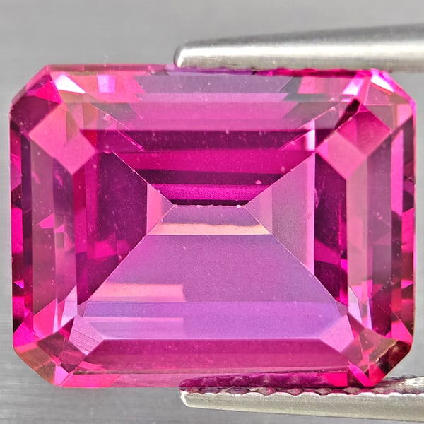 Natural Pink Topaz Gemstones 5.75 Ct. Octagon Shape 11 x 9 Mm. (1 of 3)