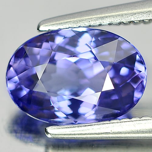 Natural Violetish Blue Tanzanite Gemstones 1.46 Ct. Oval Shape 8.3 x 5.7 Mm. (1 of 3)
