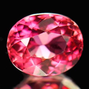 Natural Purple Pink Tourmaline Gemstones 0.86 Ct. Clean Oval Shape 6.5 x 5.3 Mm. (1 of 3)