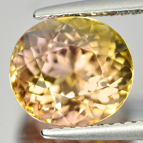 Natural Bi Color Tourmaline Gemstones 3.73 Ct. Oval Shape 9.4 x 8.4 Mm.: Product ID: 807218672 Product Name: Natural Tourmaline Weight: 3.73 CT. Size: 9.4 x 8.4 x 7.2 MM. Shape: Oval Color: Bi-Color Clarity:VVS Luster: Very Good Gems Origin: Mozambique Treatment: Unheated 