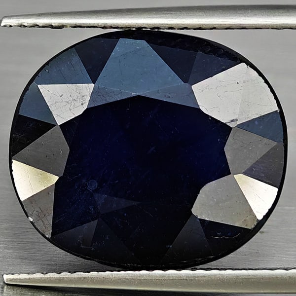 Natural Blue Sapphire Gemstones 17.80 Ct. Oval Shape 16.7 x 14.5 Mm. (1 of 3)