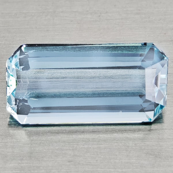 Natural Light Blue Aquamarine Gemstones 1.30 Ct. Octagon Shape 9.8 x 4.9 Mm.: Product ID: 800812085 Product Name: Natural Aquamarine Weight: 1.30 CT. Size: 9.8 x 4.9 x 3.3 MM. Shape: Octagon Color: Light Blue Clarity:VSI - SI1 Luster: Good Gems Origin: Brazil Treatment: Unheate