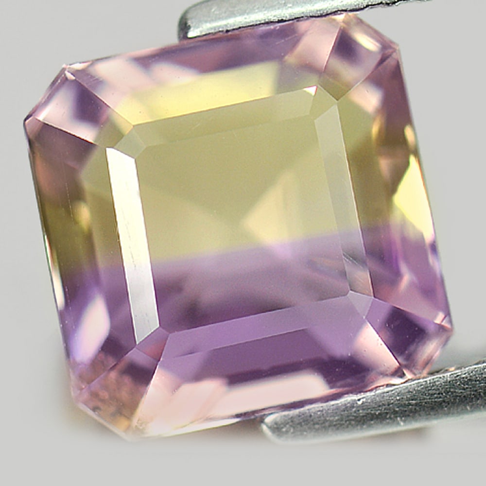 Natural Bi Color Ametrine Gemstones 4.15 Ct. Octagon Shape 9.3 x 9.1 Mm. - 2