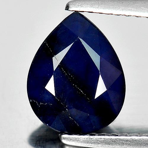 Natural Deep Blue Diffusion Gemstones 2.83 Ct. Pear Shape 10 x 8 Mm.: Product ID: 806011551 Product Name: Natural Blue Sapphire Weight: 2.83 CT. Size: 10 x 8 x 4.4 MM. Shape: Pear Color: Deep Blue Clarity:Opaque Luster: Good Gems Origin: Madagascar Treatment: Diffusion 