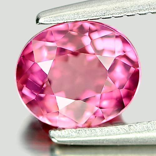 Natural Pink Tourmaline Gemstones 0.91 Ct. Oval Shape 6.3 x 5.3 Mm.: Product ID: 807245984 Product Name: Natural Tourmaline Weight: 0.91 CT. Size: 6.3 x 5.3 x 4 MM. Shape: Oval Color: Pink Clarity:VSI Luster: Very Good Gems Origin: Nigeria Treatment: Unheated Crystal S