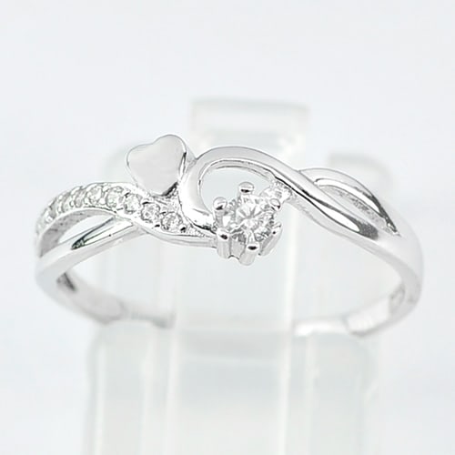 925 Sterling Silver Ring Jewelry 1.30 Grams Size 7 (1 of 3)