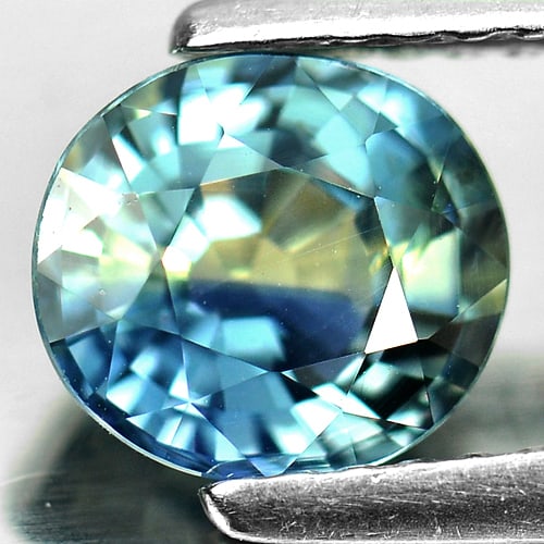 Natural Multi Color Sapphire Gemstones 1.47 Ct. Oval Shape 6.89 x 6.20 Mm. (1 of 4)