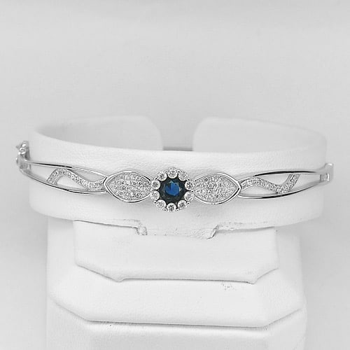 925 Sterling Silver Bangle Jewelry White Gold Plated 8.91 Grams Diameter 61 Mm.: Product ID: 280550053 Product Type: 925 Sterling Silver Fine Jewelry Jewelry Weight: 8.91 Grams. Gemstones Color: Silver Metal: Solid Silver 92.5%. Gemstone Detail: Average Range 8.91 - 9.26 Gram Per 