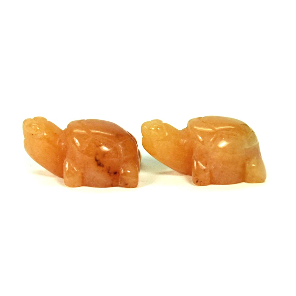 Natural Honey Jade 41.99 Ct. 2 Pcs. Turtle Carving Shape 22 x 14 Mm.: Product ID: 818102539 Product Name: Natural Gemstones Weight: 41.99 CT. Size: 14 x 22 x 10 MM. Shape: Caving Color: Honey Clarity:Opaque Luster: Good Gems Origin: Thailand Treatment: Unheated Crystal 