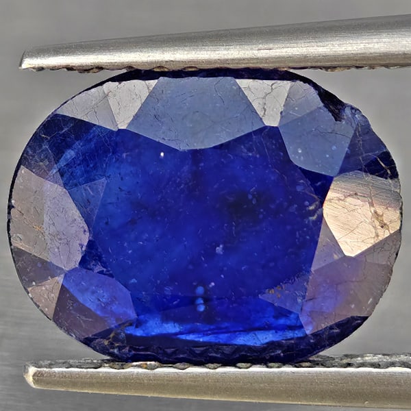 Natural Blue Sapphire Gemstones 3.04 Ct. Oval Shape 11 x 8.8 Mm.: Product ID: 806012312 Product Name: Natural Blue Sapphire Weight: 3.04 CT. Size: 11 x 8.8 x 3.4 MM. Shape: Oval Color: Blue Clarity:SI1 Luster: Good Gems Origin: Madagascar Treatment: Heated (Lead-gla
