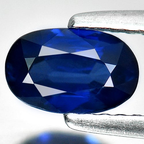 Natural Unheated Blue Sapphire Gemstones 1.26 Ct. Oval Shape 7.21 x 4.61 Mm.: Product ID: 806006210 Product Name: Natural Blue Sapphire Weight: 1.26 CT. Size: 7.21 x 4.61 x 3.73 MM. Shape: Oval Color: Blue Clarity:VSI Luster: Good Gems Origin: Kenya Treatment: Unheated Crystal 