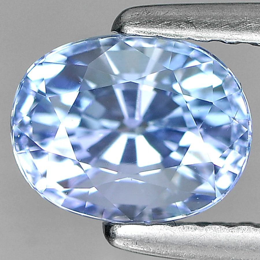 Natural Violetish Blue Tanzanite Gemstones 1.52 Ct. Clean Oval Shape 7.24 x 5.68 Mm. (1 of 4)