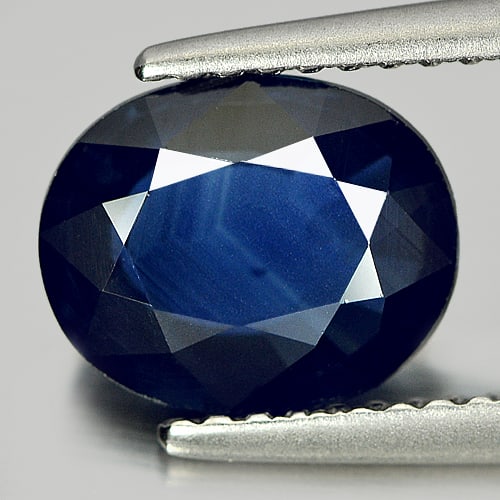 Natural Blue Sapphire Gemstones 2.18 Ct. Oval Shape 8.90 x 7.28 Mm.: Product ID: 806008811 Product Name: Natural Blue Sapphire Weight: 2.18 CT. Size: 8.90 x 7.28 x 3.43 MM. Shape: Oval Color: Blue Clarity:VSI Luster: Good Gems Origin: Madagascar Treatment: Heated Cryst