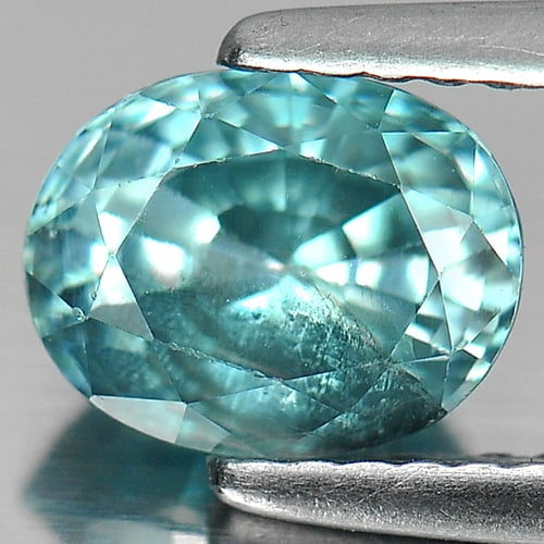 Natural Blue Zircon Gemstones 2.17 Ct. Oval Shape 7.6 x 6 Mm.: Product ID: 807714892 Product Name: Natural Zircon Weight: 2.17 CT. Size: 7.6 x 6 x 4.9 MM. Shape: Oval Color: Blue Clarity:SI Luster: Good Gems Origin: Cambodia Treatment: Heated Crystal Structure: T