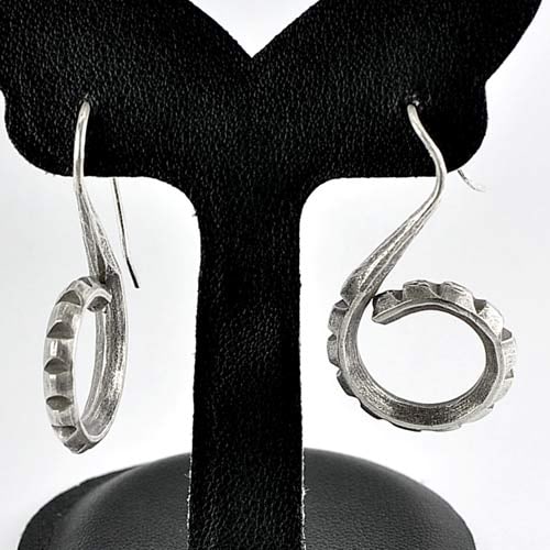 925 Sterling Silver Earrings Jewelry 8.95 Grams Beautiful Design (1 of 3)