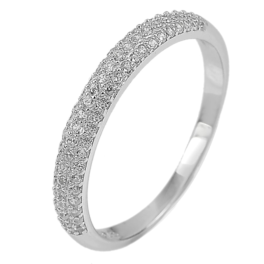 925 Sterling Silver Ring Jewelry 1.90 Grams Beautiful Design Size 9 (1 of 3)